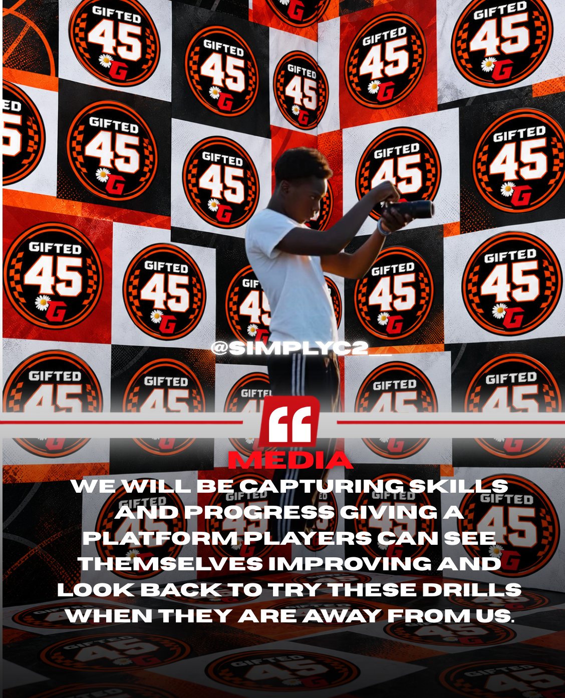 Media — we capture skills and progress so players can see themselves improving
